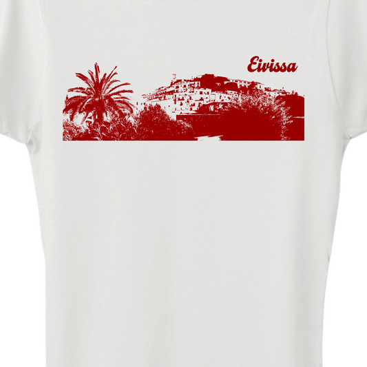 Eivissa White Women's T-Shirt - El Fenicio