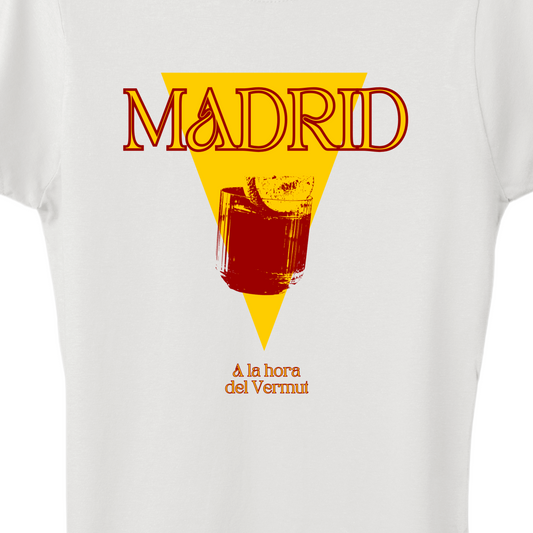 Madrid Vermut White Women's T-Shirt - El Fenicio