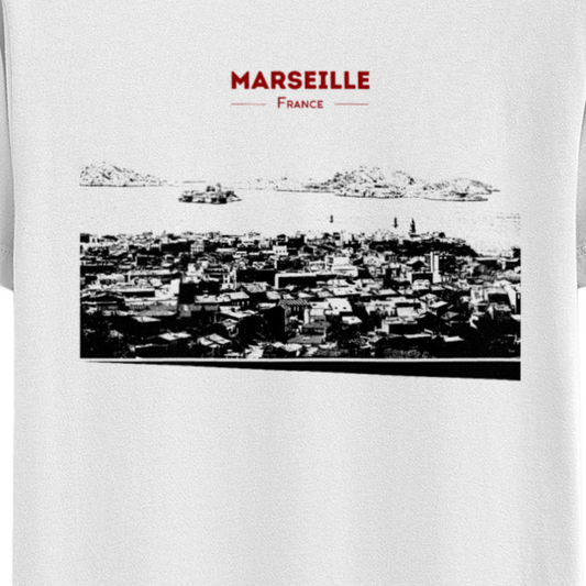 Marseille vue sur la mer T-Shirt - El Fenicio
