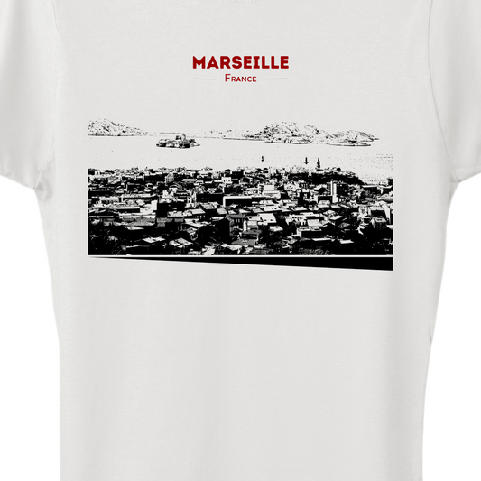 Marseille vue sur la mer Women's T-Shirt - El Fenicio