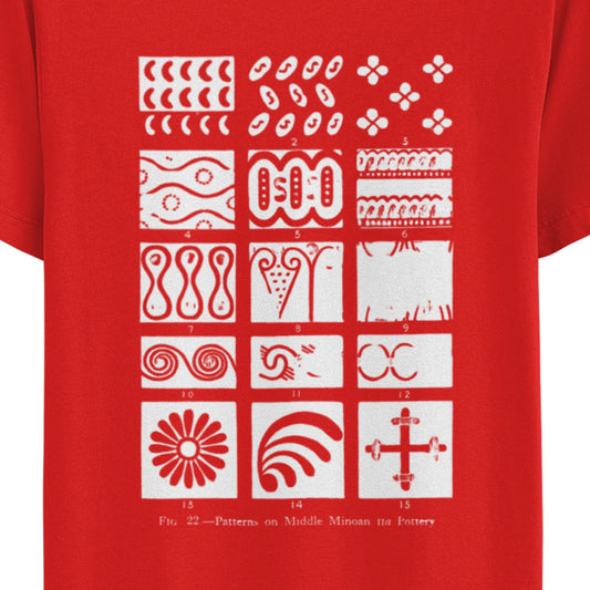 Minoan Pattern 2 T-Shirt - El Fenicio