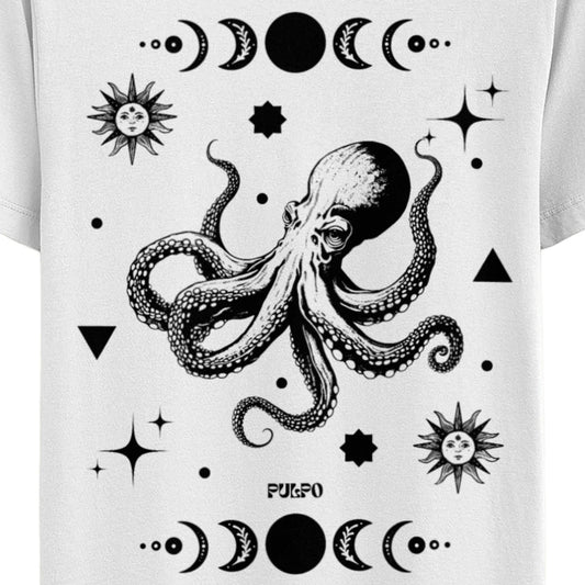 Pulpo White T-Shirt - El Fenicio