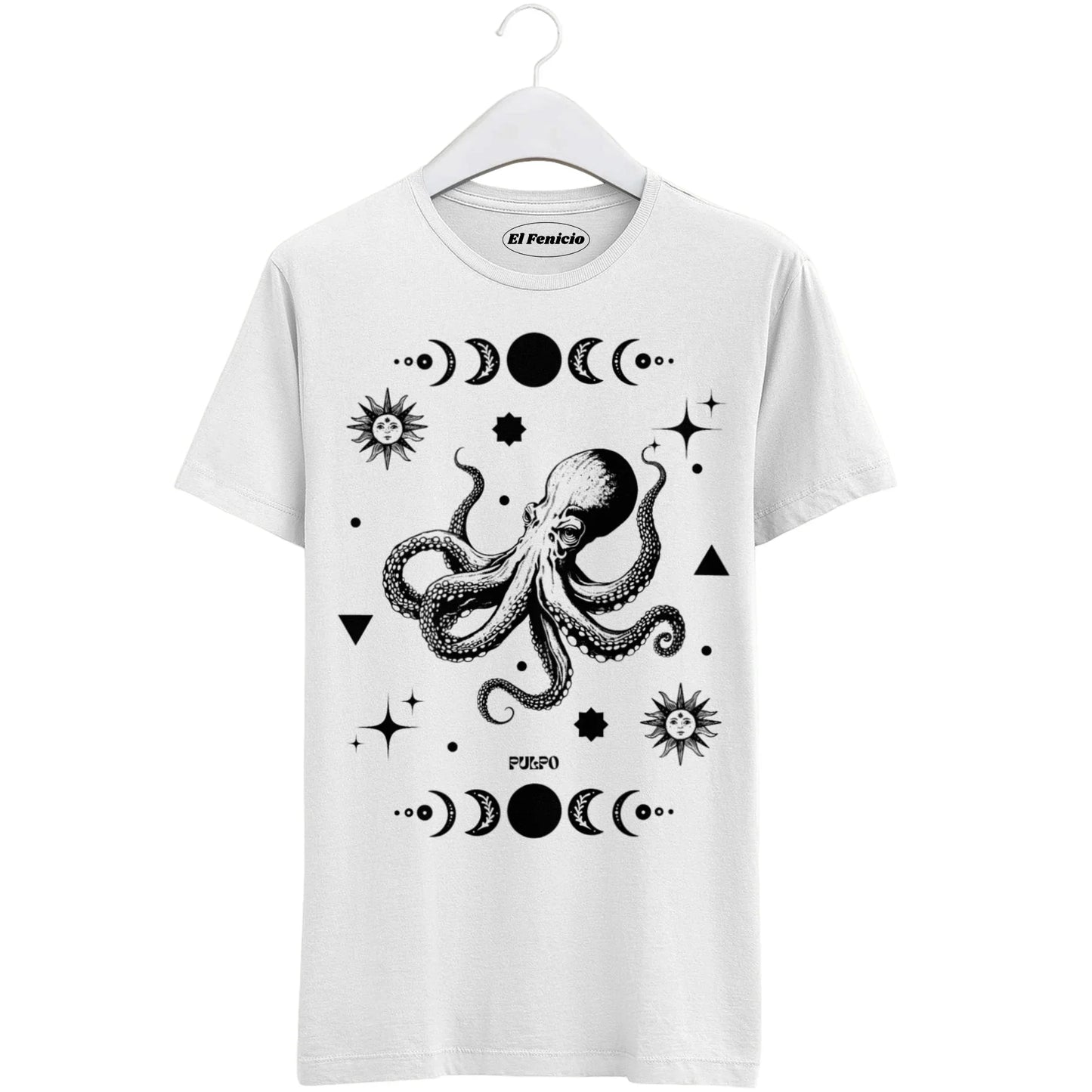 Pulpo White T-Shirt - El Fenicio