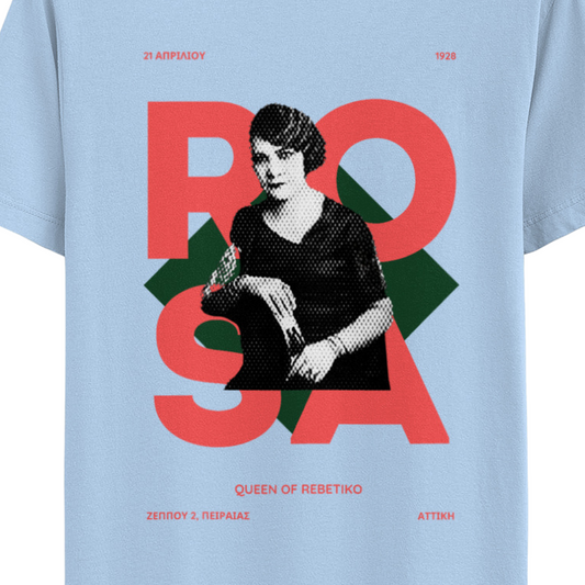Rosa Queen of Rembetiko T-Shirt - El Fenicio