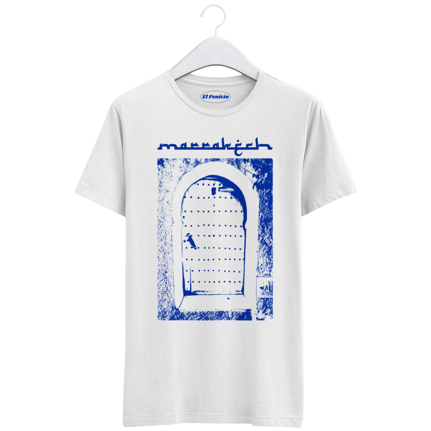 Marrakech Blue Door T-Shirt - El Fenicio