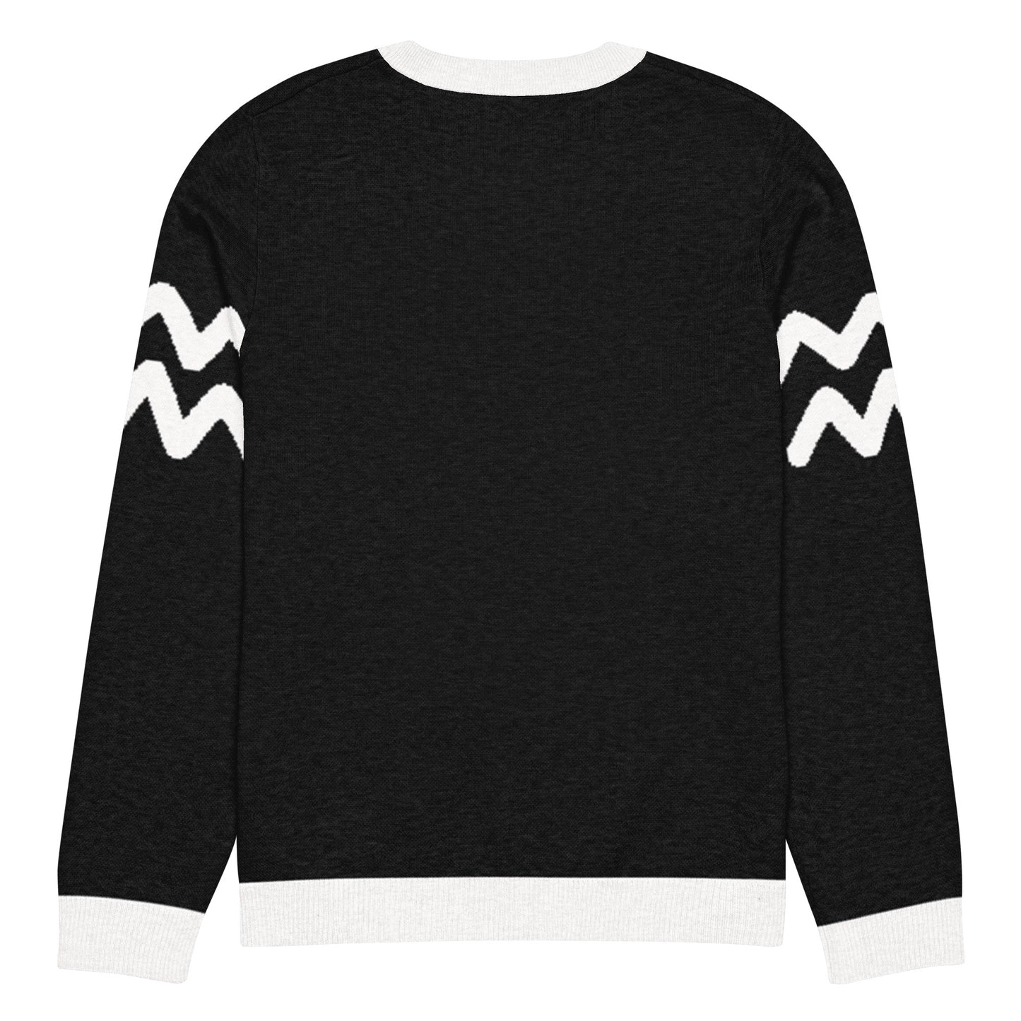 africa knitted sweater back