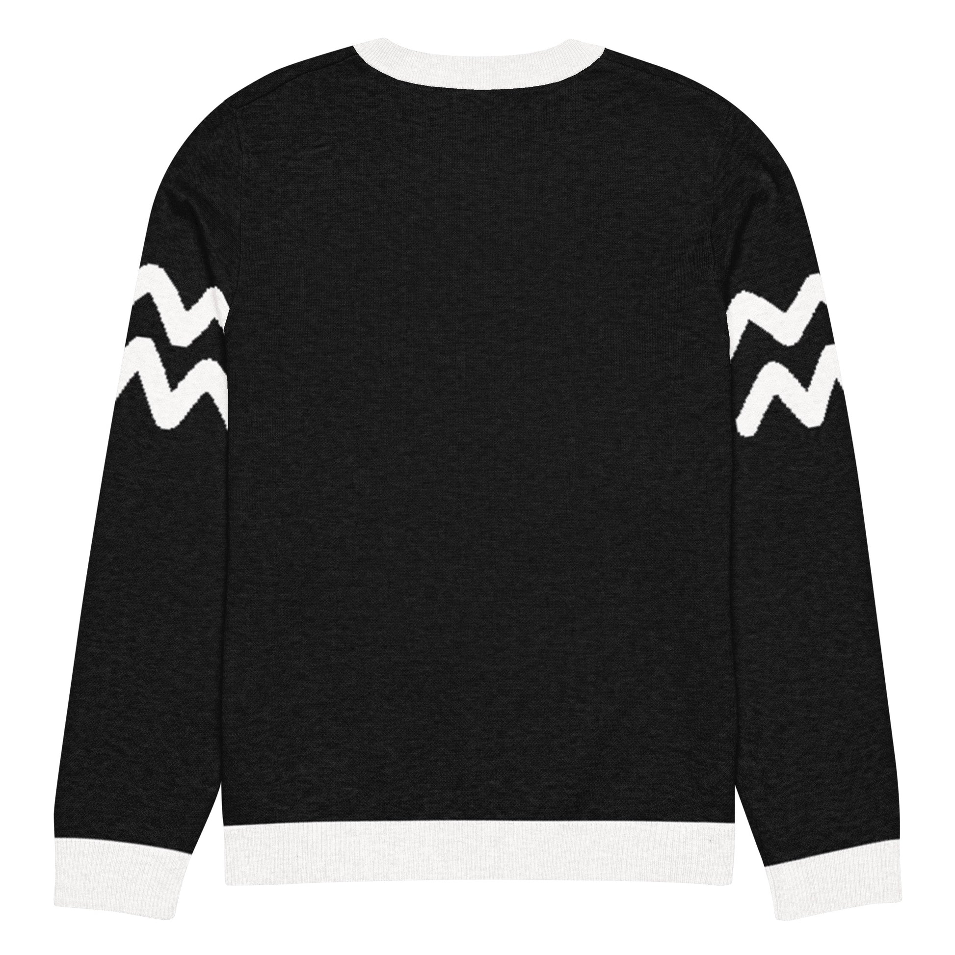 africa knitted sweater back