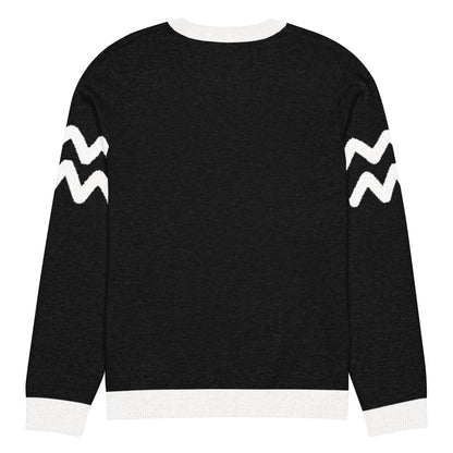 africa knitted sweater back