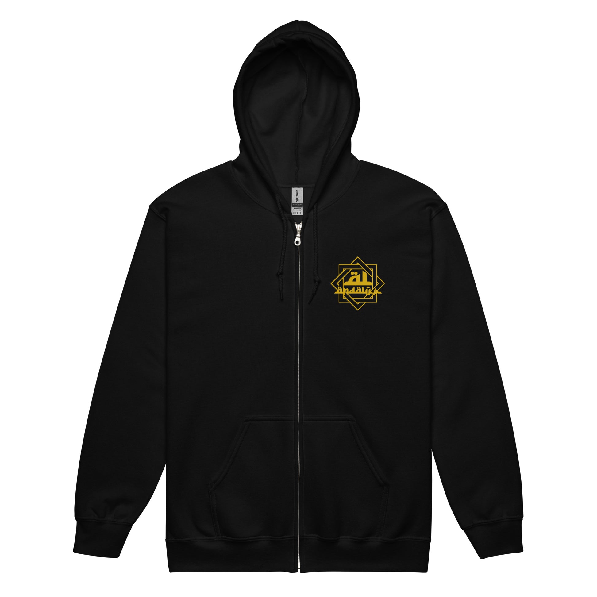 al andalus zip hoodie front