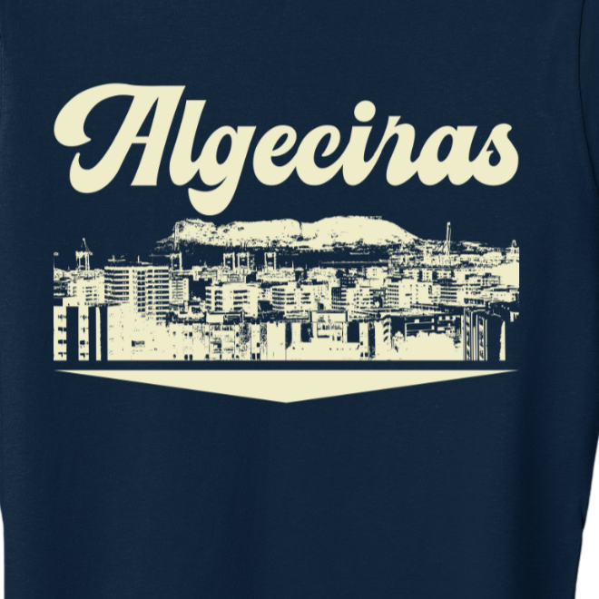 Algeciras Women's Navy T-Shirt