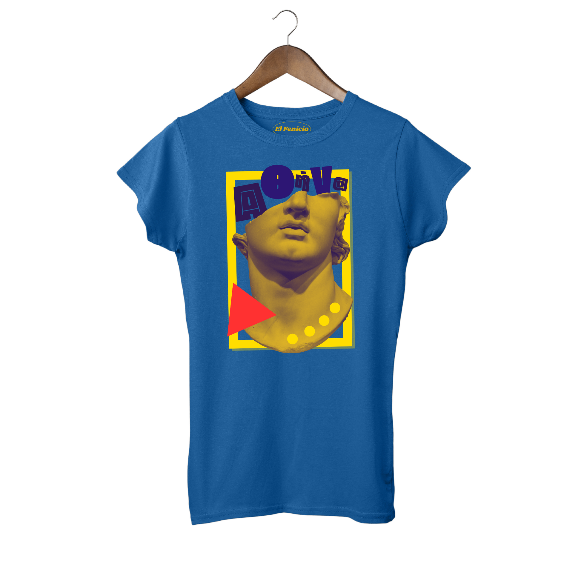 Athena Pop Women's T-Shirt blue greece