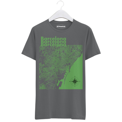 Barcelona Map T-Shirt