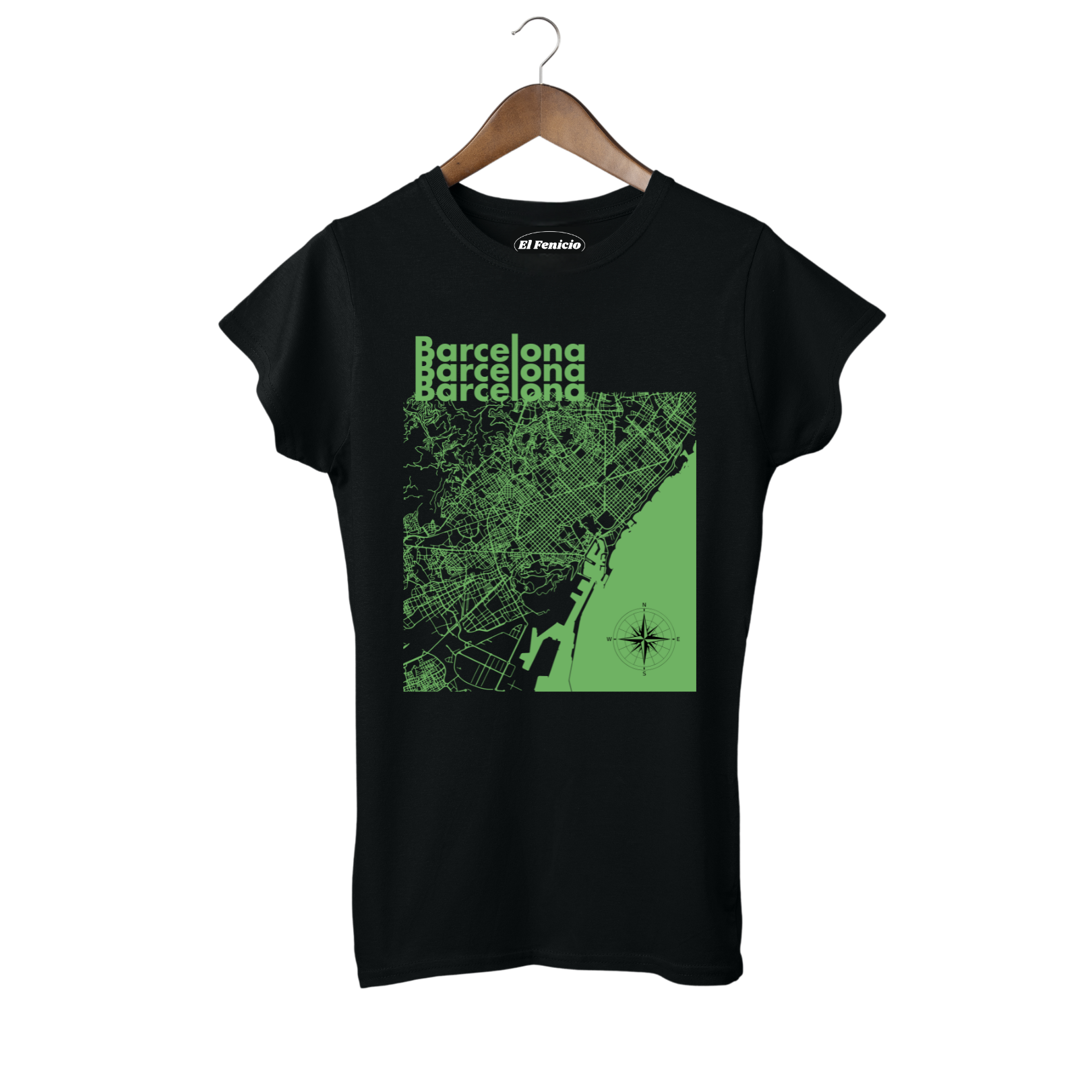 Barcelona map Women's T-Shirt