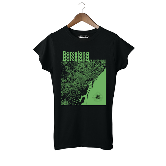 Barcelona map Women's T-Shirt