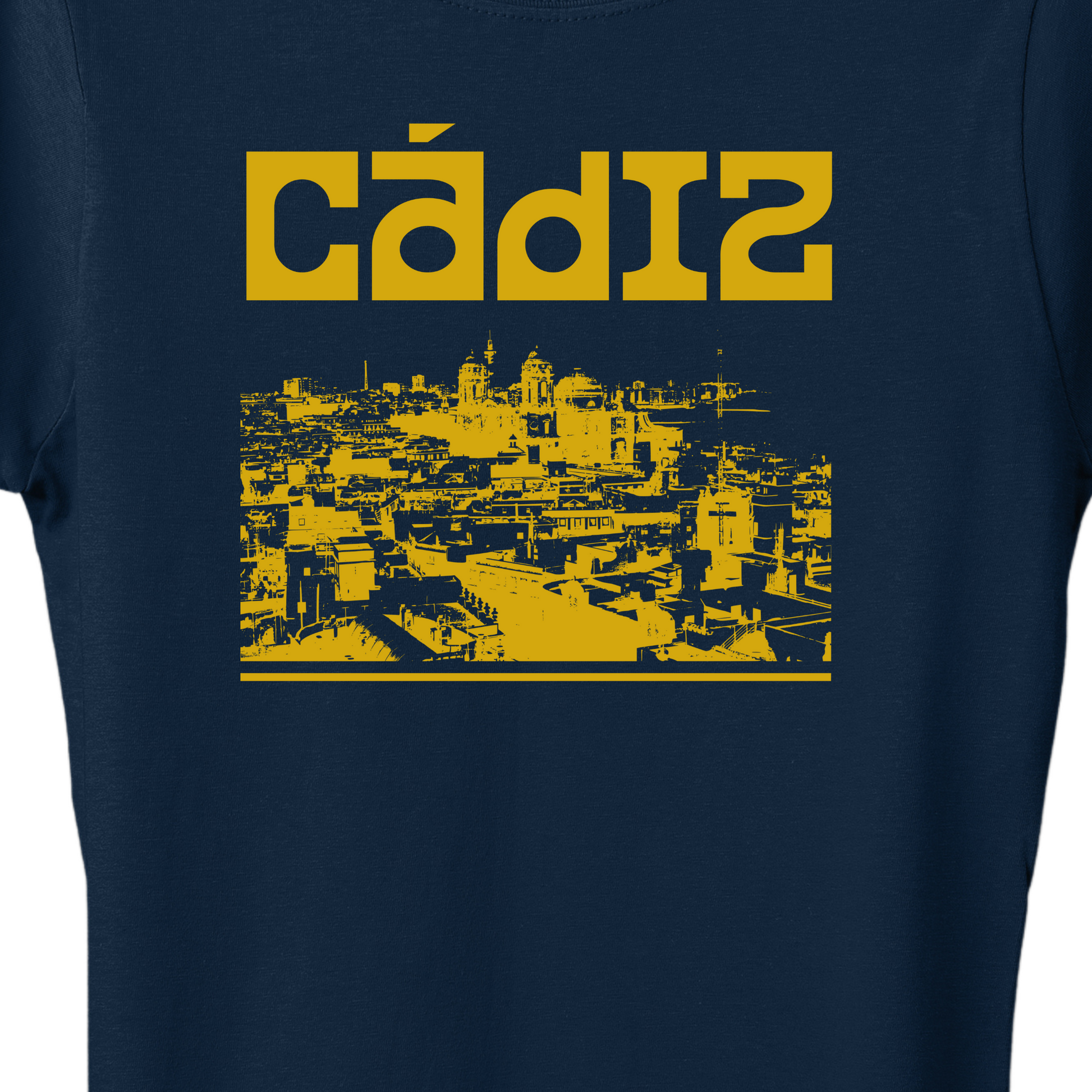 Cádiz Capital spain Women's T-Shirt navy blue