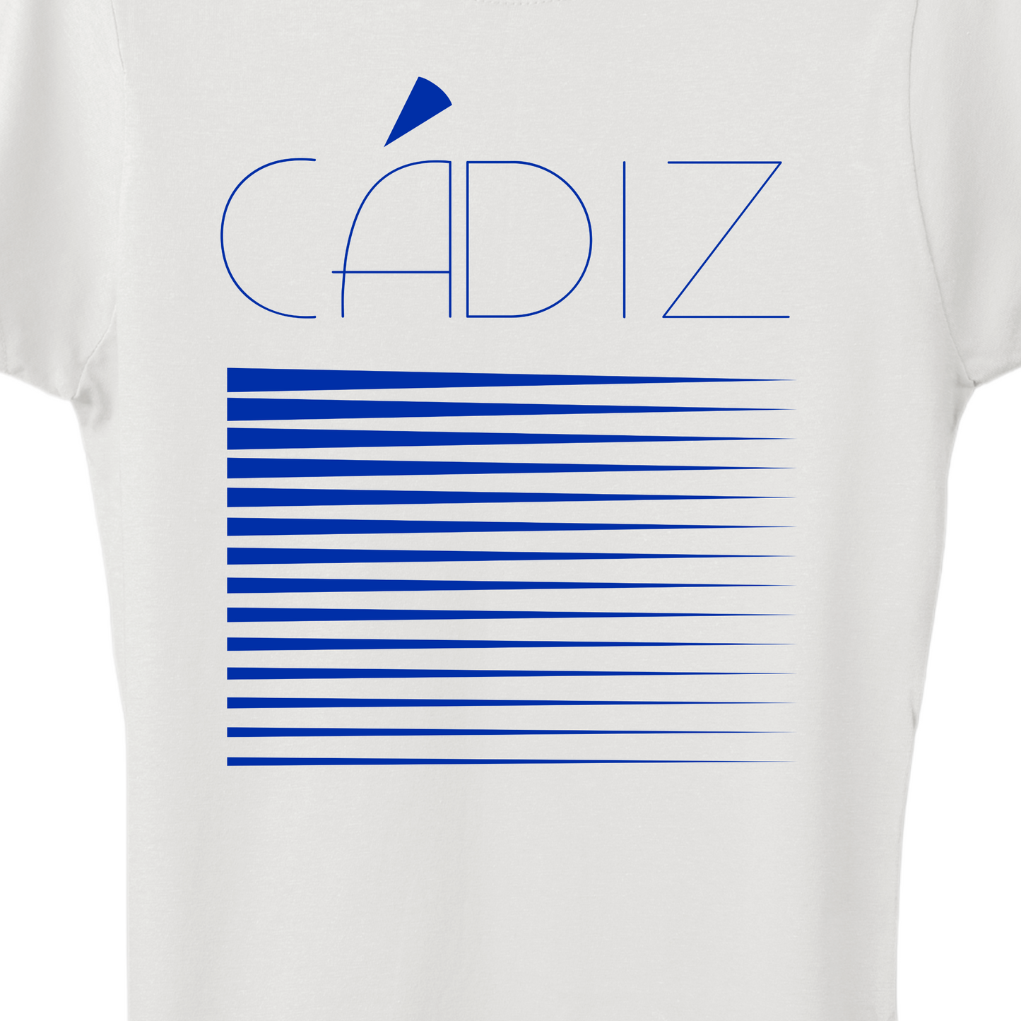 Cádiz Women's T-Shirt spain blue design el fenicio