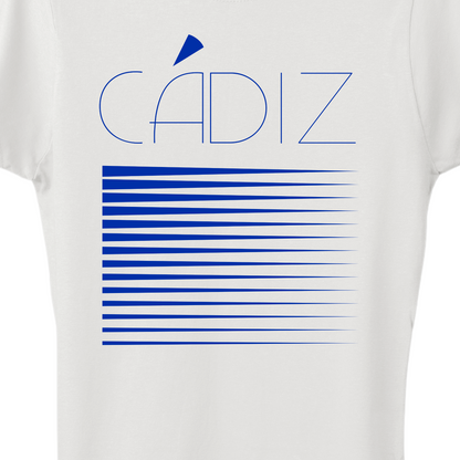 Cádiz Women's T-Shirt spain blue design el fenicio