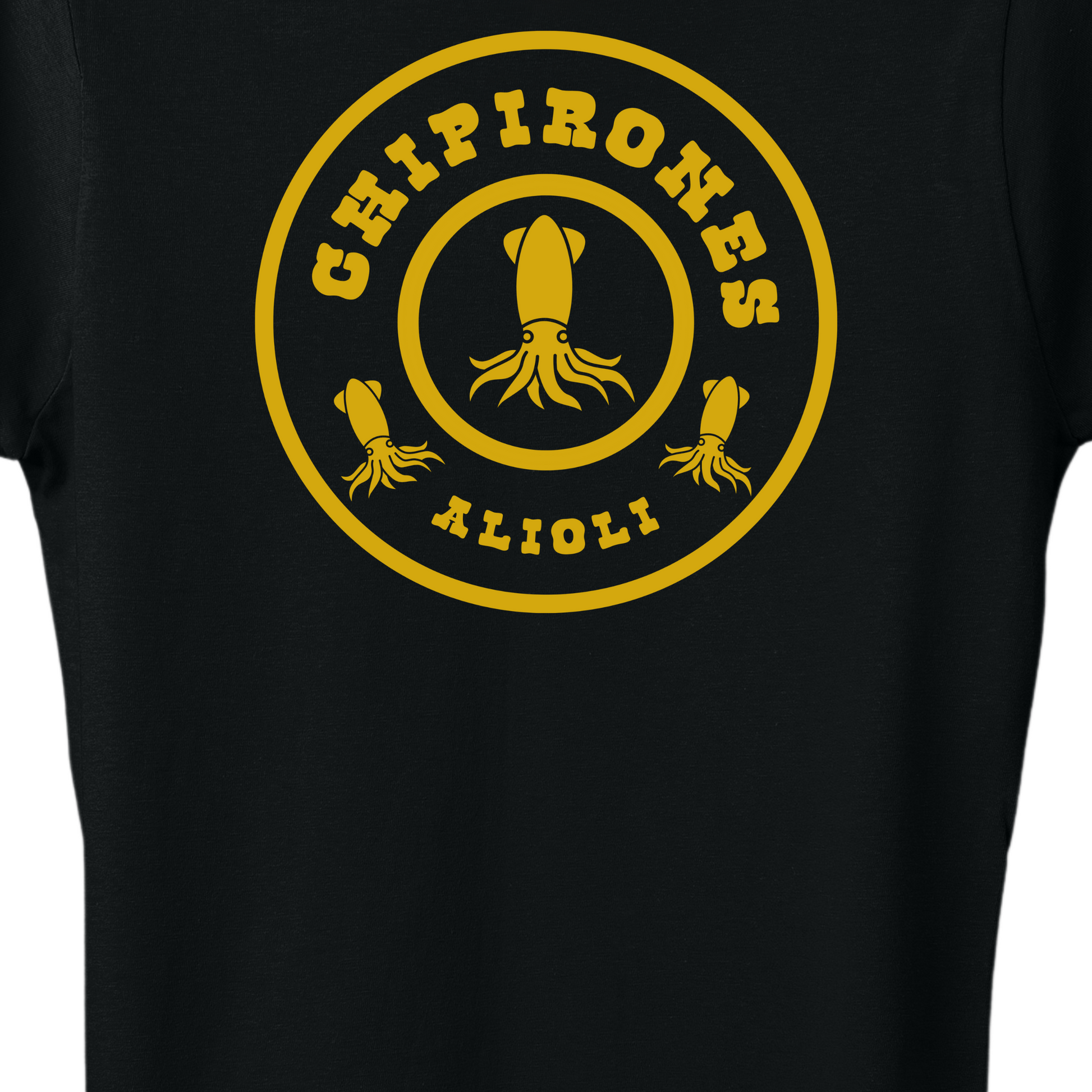 Chipirones Alioli black Women's T-Shirt