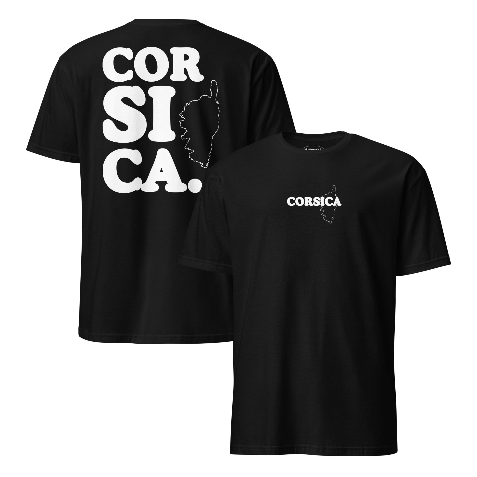 corsica black t-shirt