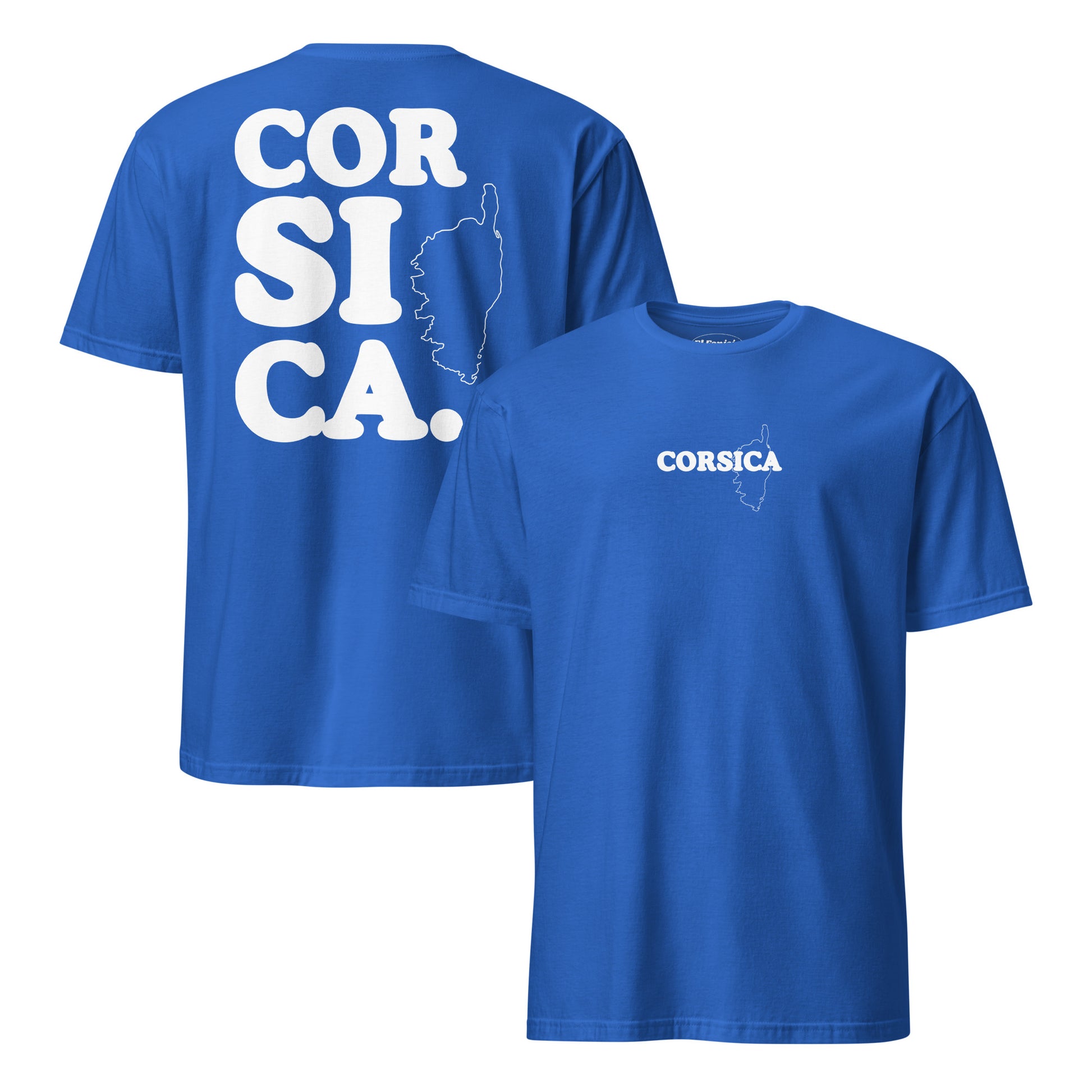 corsica blue t-shirt