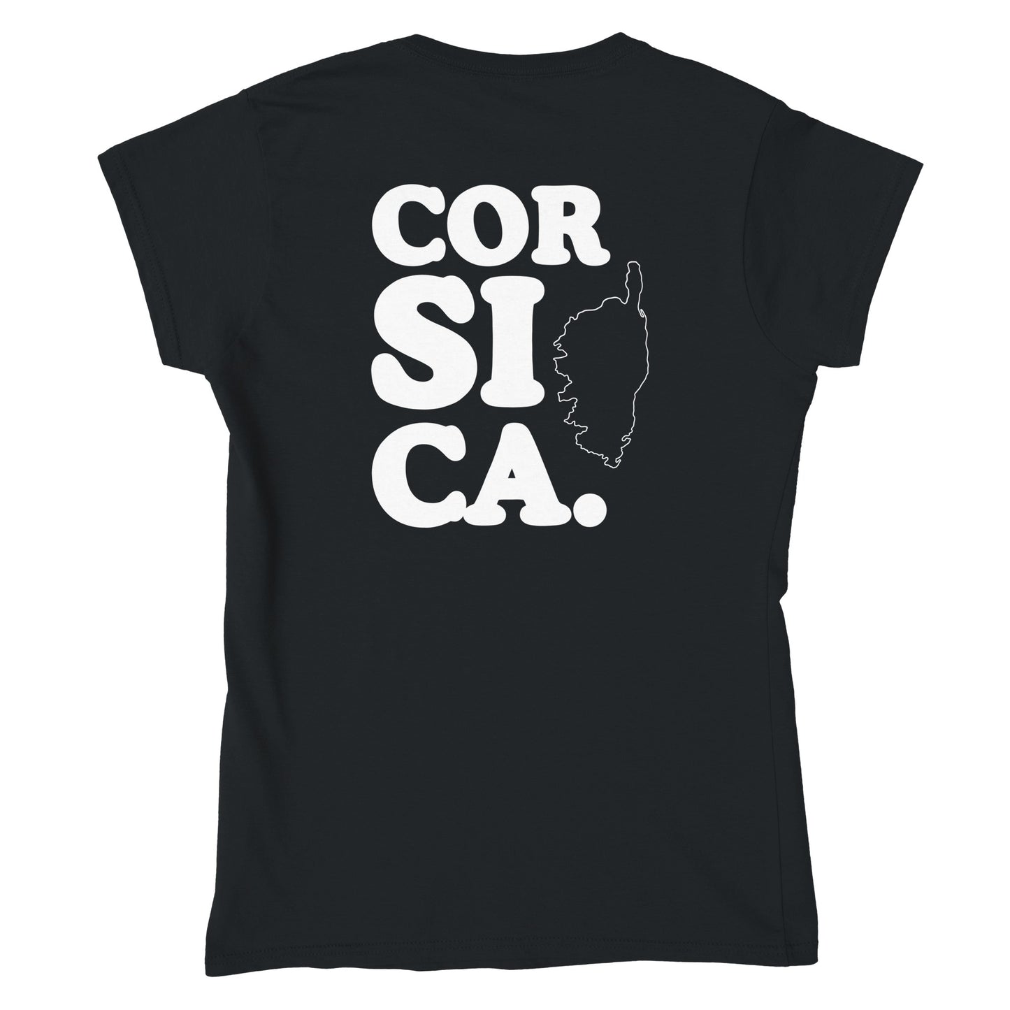 corsica t-shirt women back