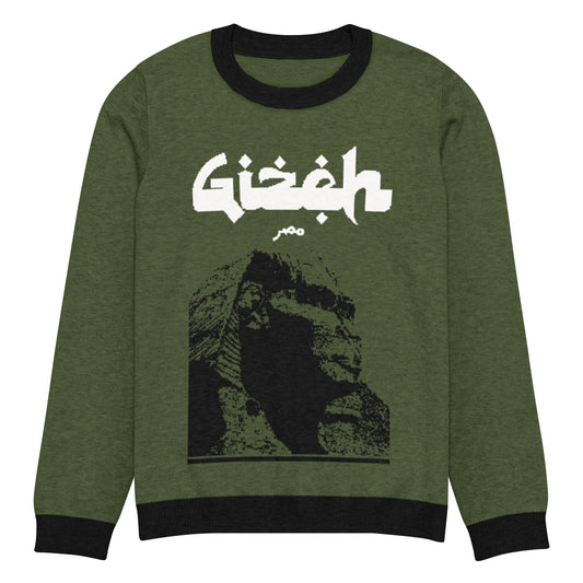 gizeh egypt sphinx knitted sweater