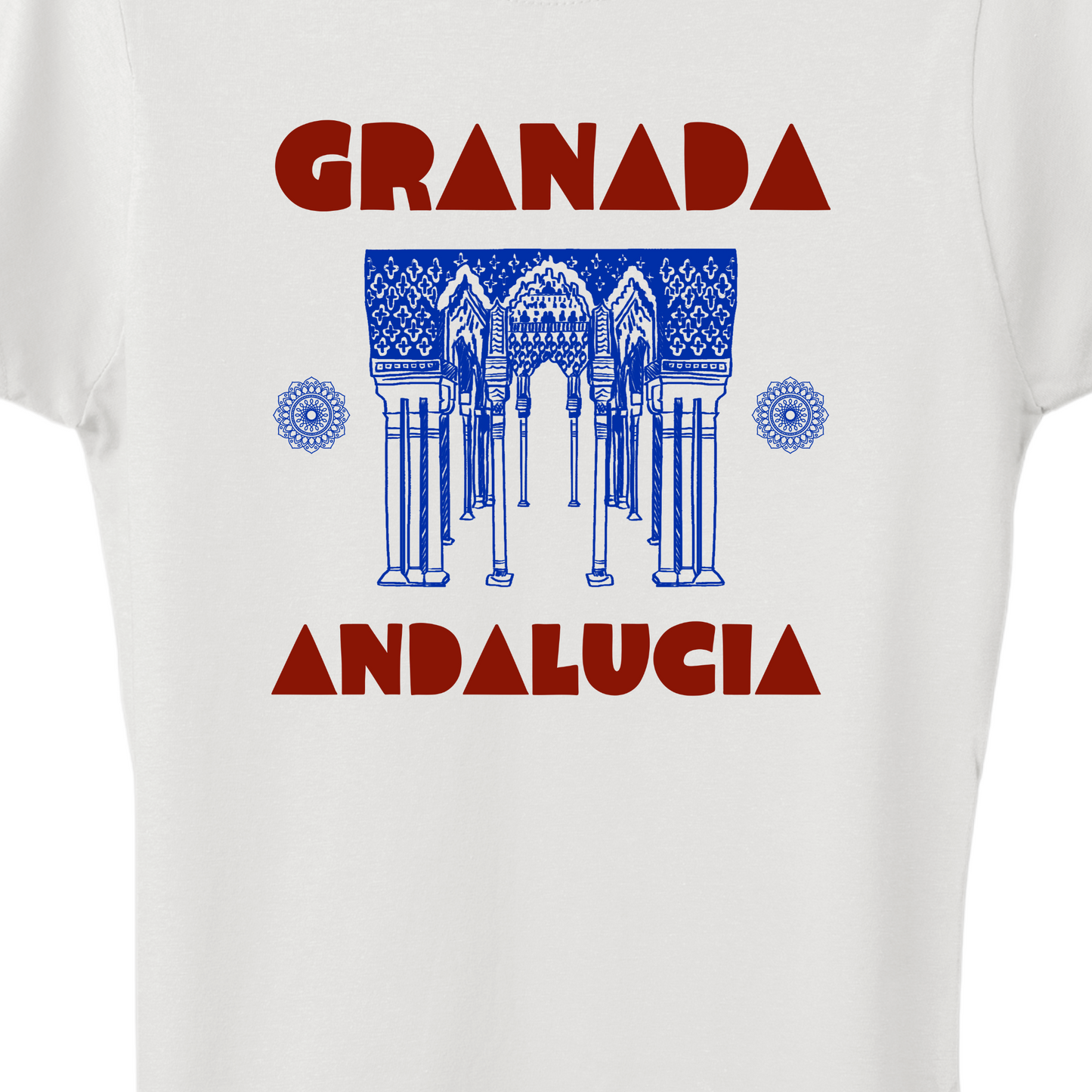 Granada White Women's T-Shirt spain