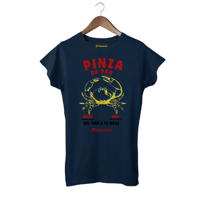 Marisqueria Women's T-Shirt navy blue crab restaurante spain