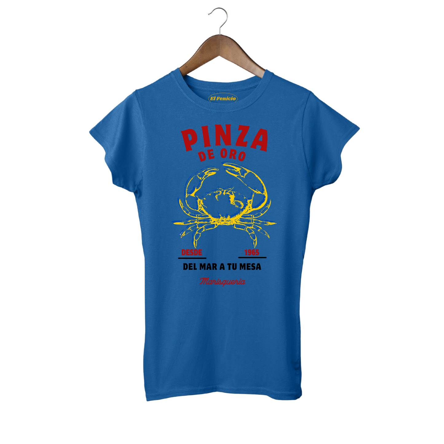 Marisqueria Women's T-Shirt blue crab restaurante spain