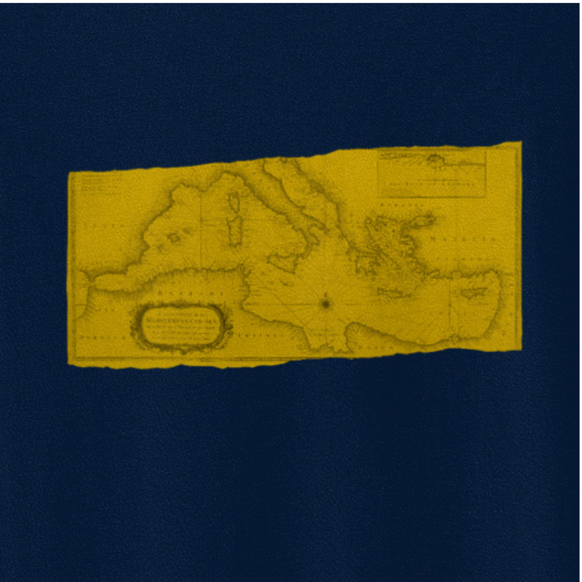 Mediterranean old map T-Shirt