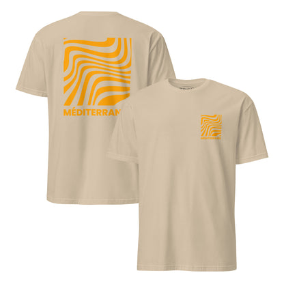 méditerranée waves beige t-shirt