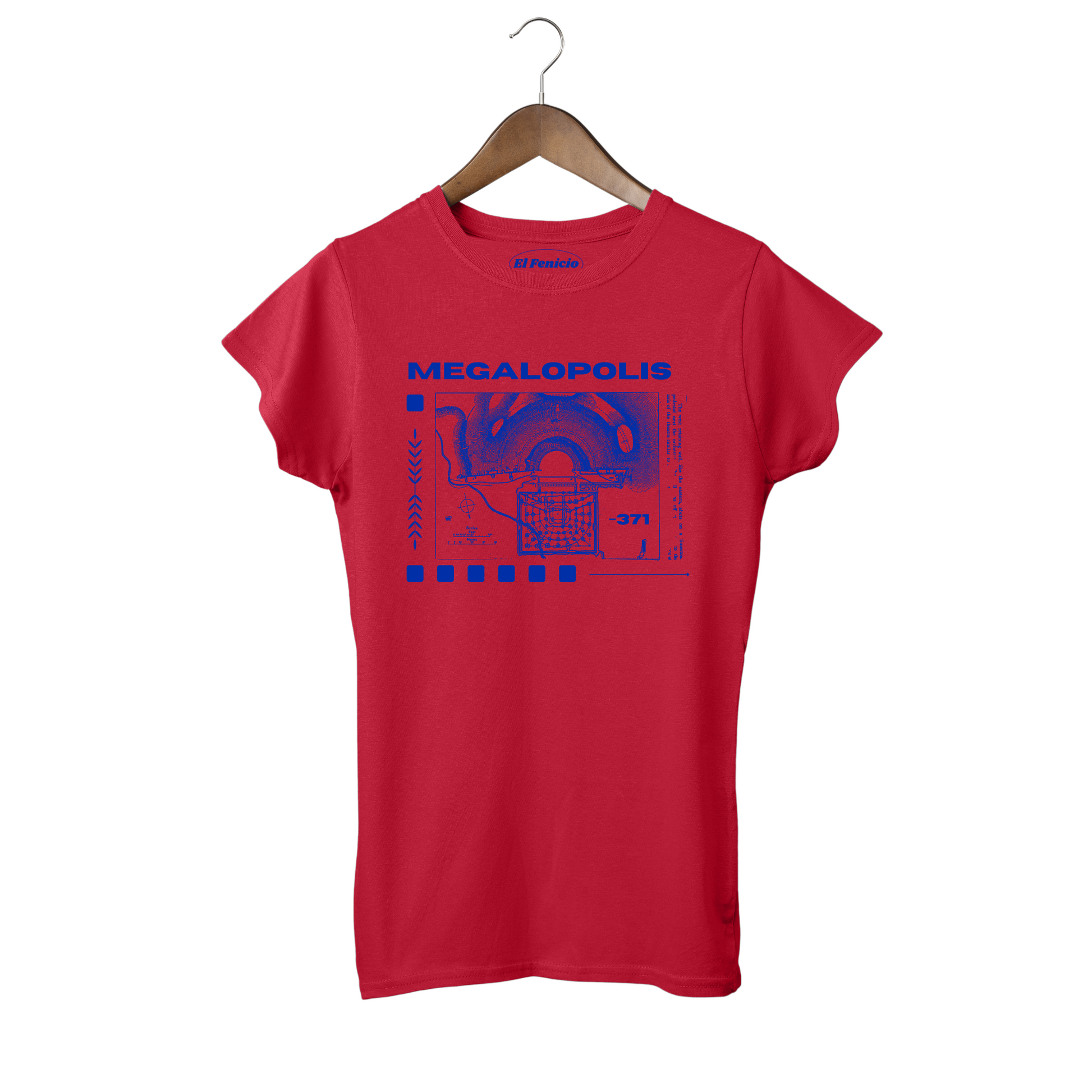 Megalopolis Women's T-Shirt red greece el fenicio