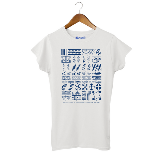 Minoan Pattern Women's T-Shirt white crete el fenicio