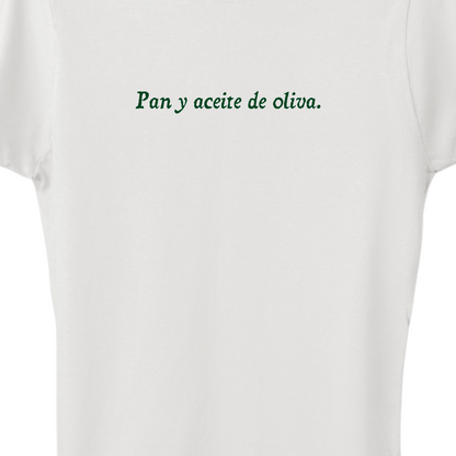 Pan y aceite de oliva Women's T-Shirt andalucia
