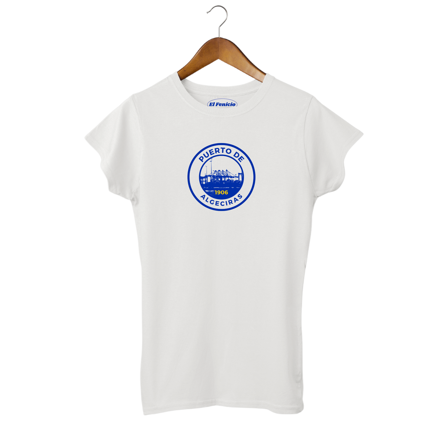 Puerto de Algeciras Women's T-Shirt Spain El Fenicio white 