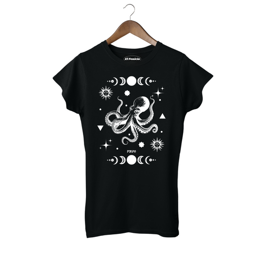 Pulpo Black Women's T-Shirt