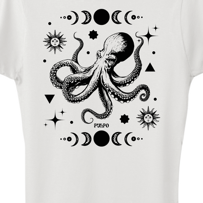 Pulpo octopus white Women's T-Shirt