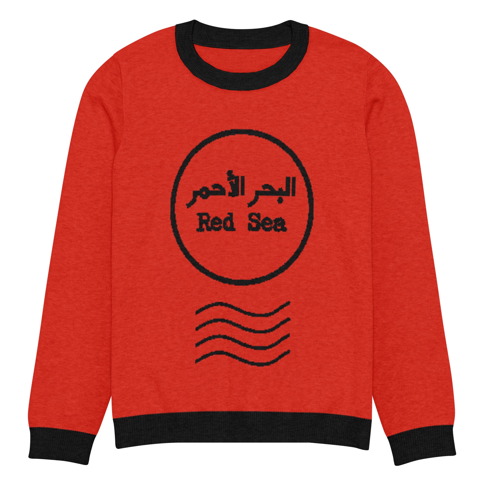 red sea knitted sweater