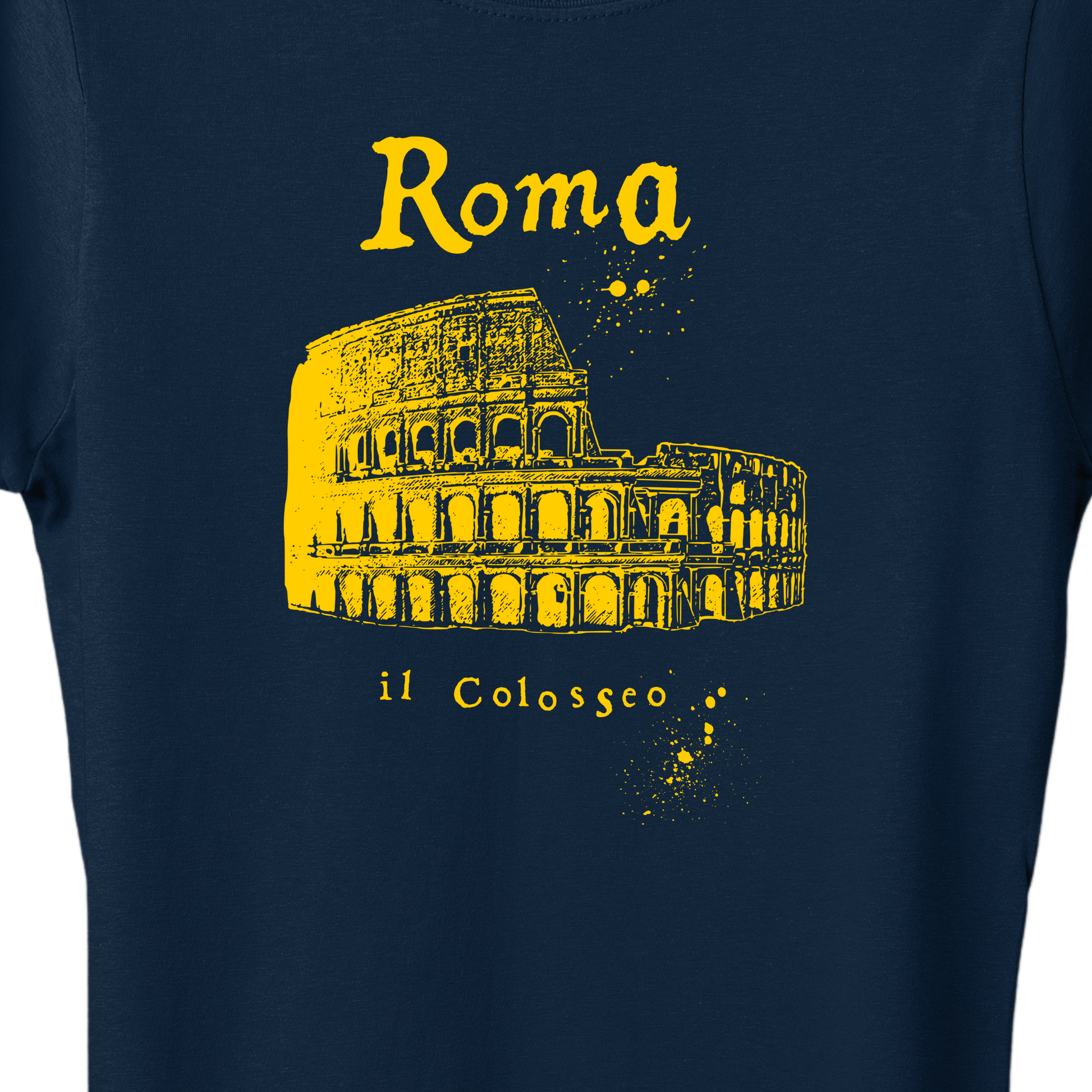 Roma Colosseo Women's T-Shirt navy blue