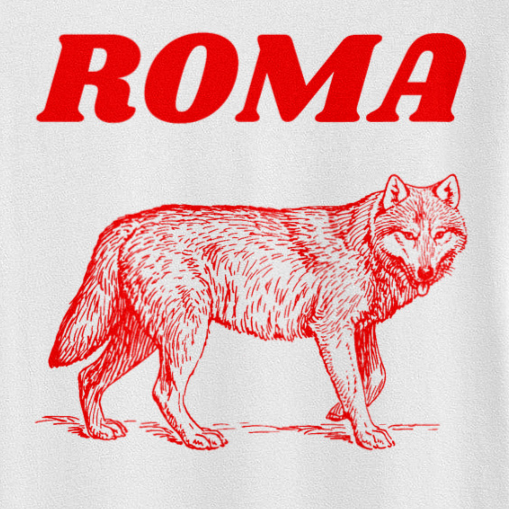 Roma Wolf white T-Shirt