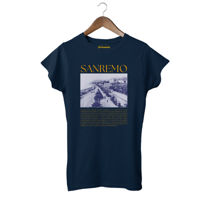 Sanremo Women's T-Shirt italia navy blue