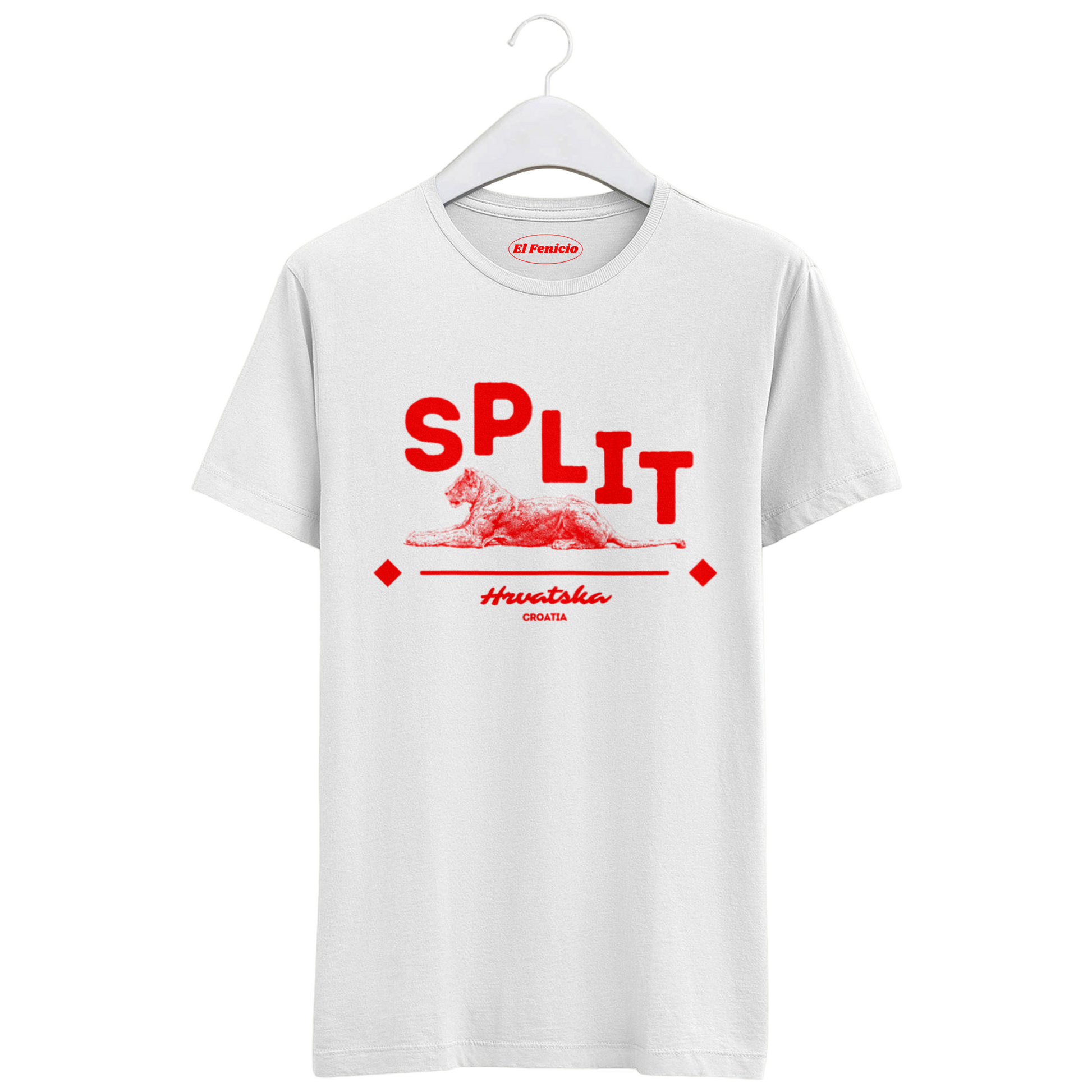 Split Lion croatia T-Shirt