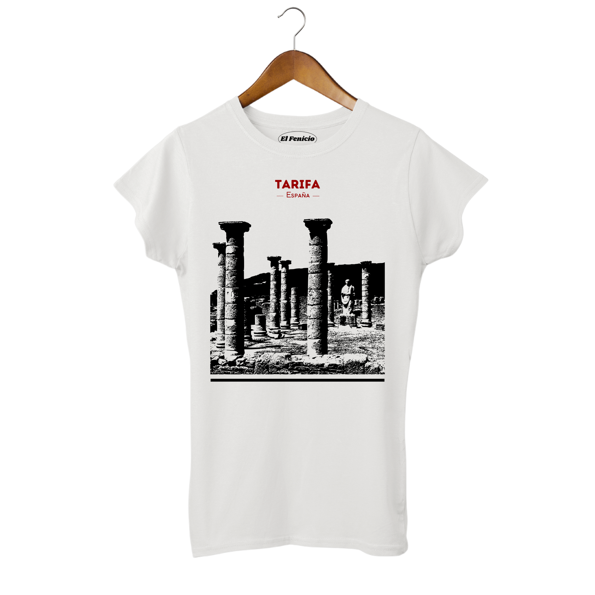 Tarifa Women's T-Shirt baelo claudia roman ruins spain