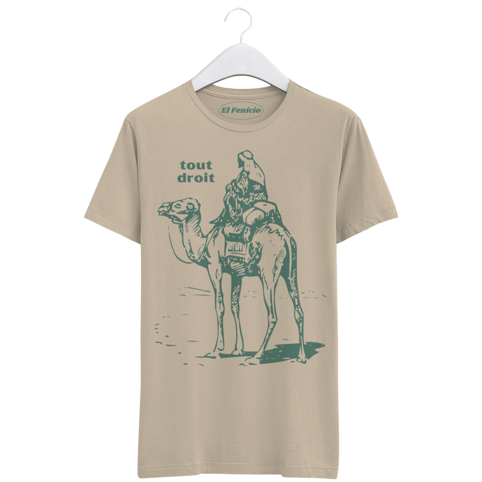 Tout droit dromadaire desert beige T-Shirt